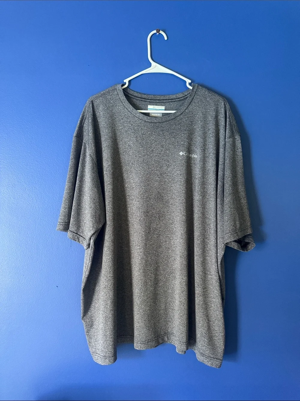Columbia Men’s Gray Heather Short-Sleeve Performance Tee